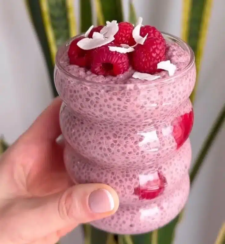 Raspberry Chia Pudding