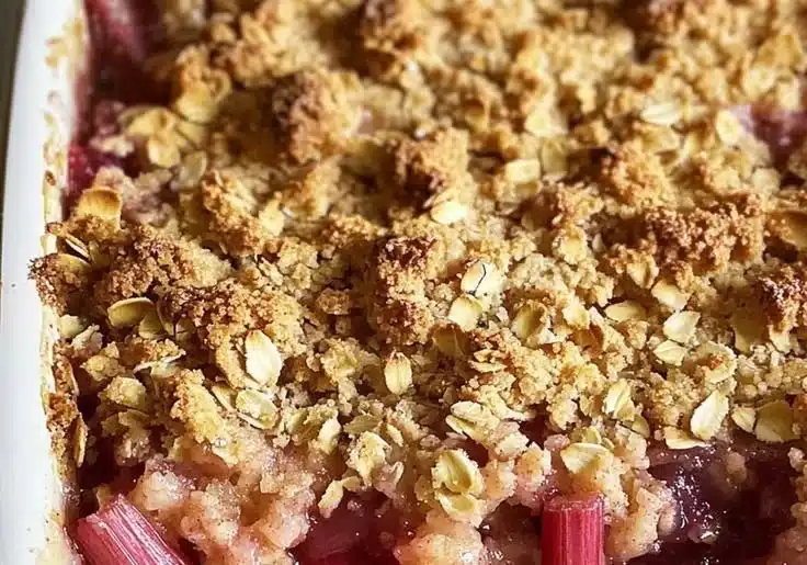 Rhubarb Crisp