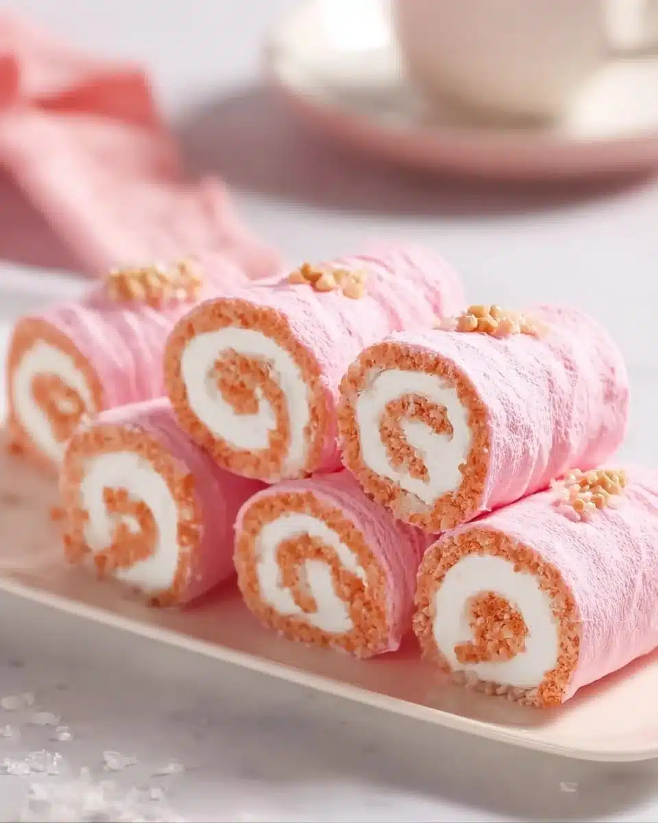 Freshly baked thousand layer pastry with golden, flaky layers