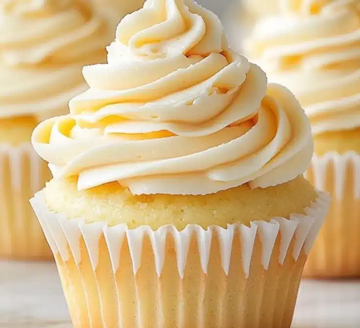 Vanilla Cupcakes with Buttercream
