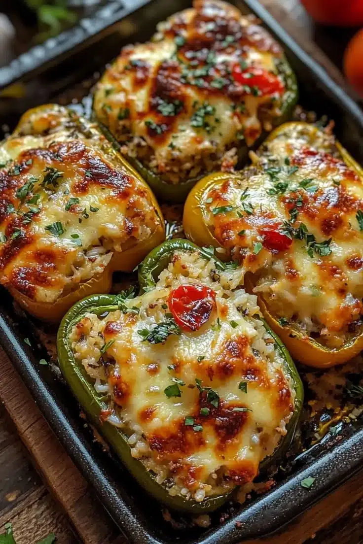 Vegetarian Stuffed Bell Peppers