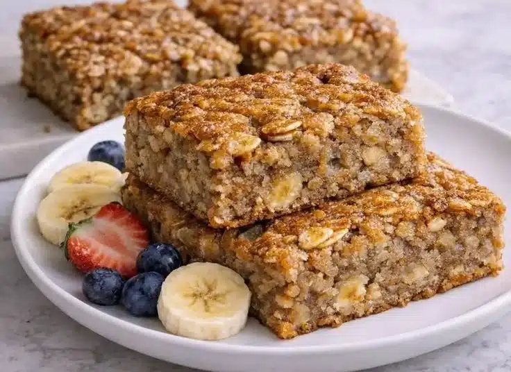 Banana Oatmeal Bars