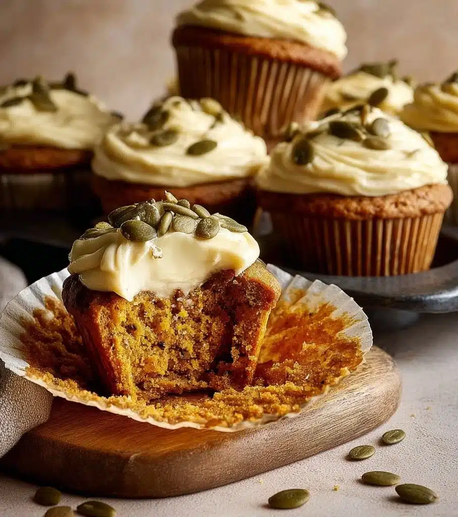 Delicious pumpkin cream cheese muffins inspired by Starbucks recipe
