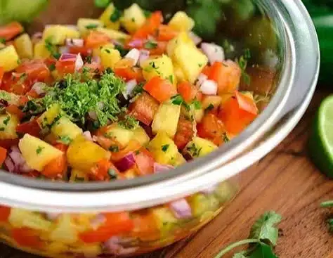 Blackened Chicken Tacos with Pineapple Salsa