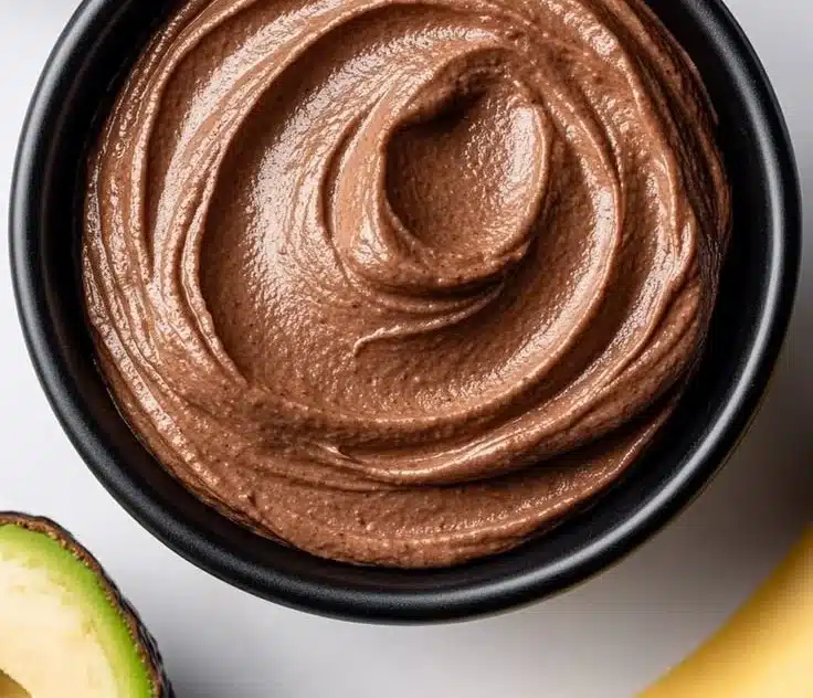 Chocolate Mousse with Avocado and Banana