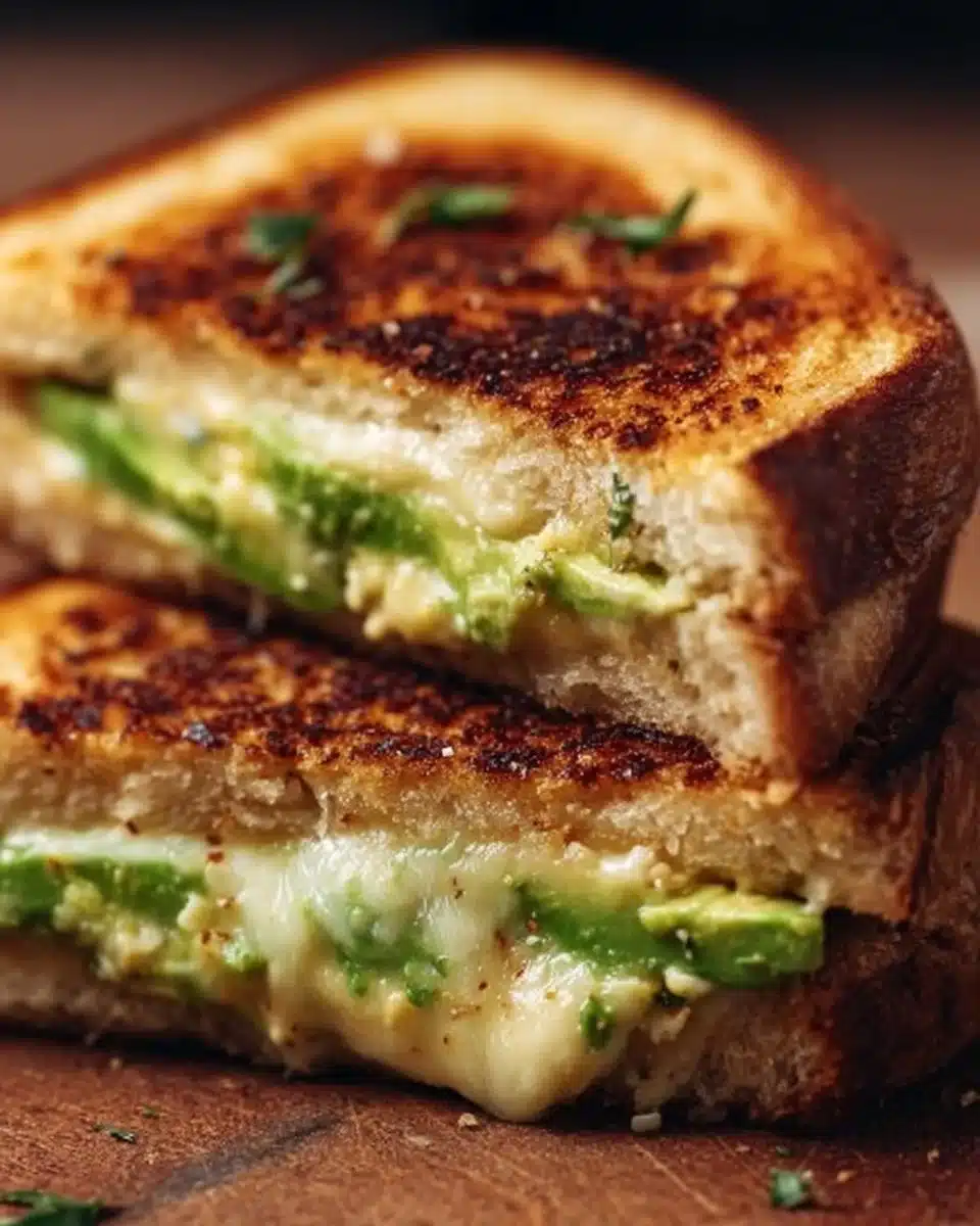 Creamy Avocado Grilled Cheese
