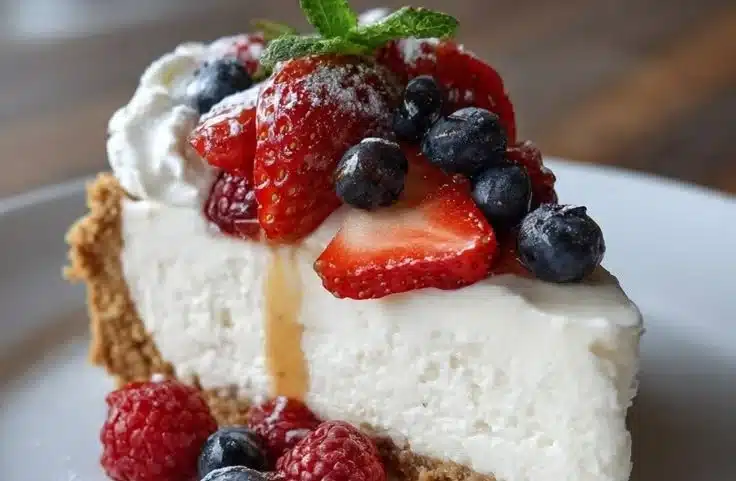 Easy No Bake Cheesecake
