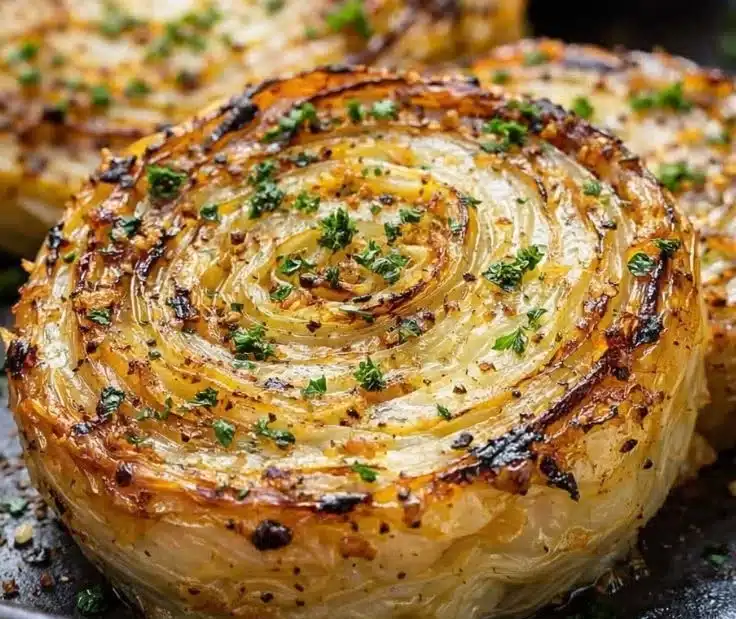 Oven-Roasted Cabbage Steaks with Spices – Healthy & Easy Recipe