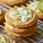 Delicious white chocolate key lime cookies with a zesty lime flavor
