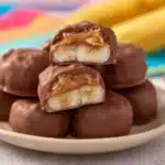 Delicious Chocolate Banana Peanut Butter Bites for a healthy snack