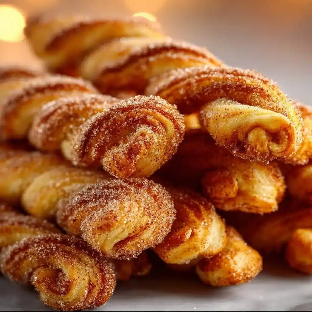 Freshly baked Cinnamon Twists drizzled with icing for a sweet treat