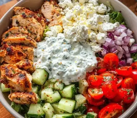 Greek Chicken Bowls