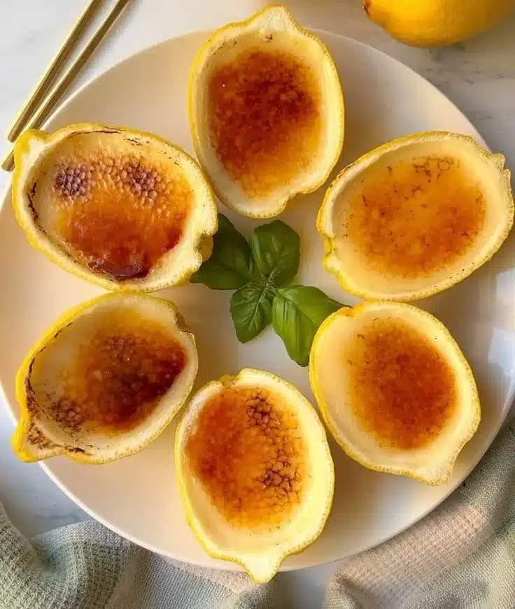 Lemon Brûlée Posset