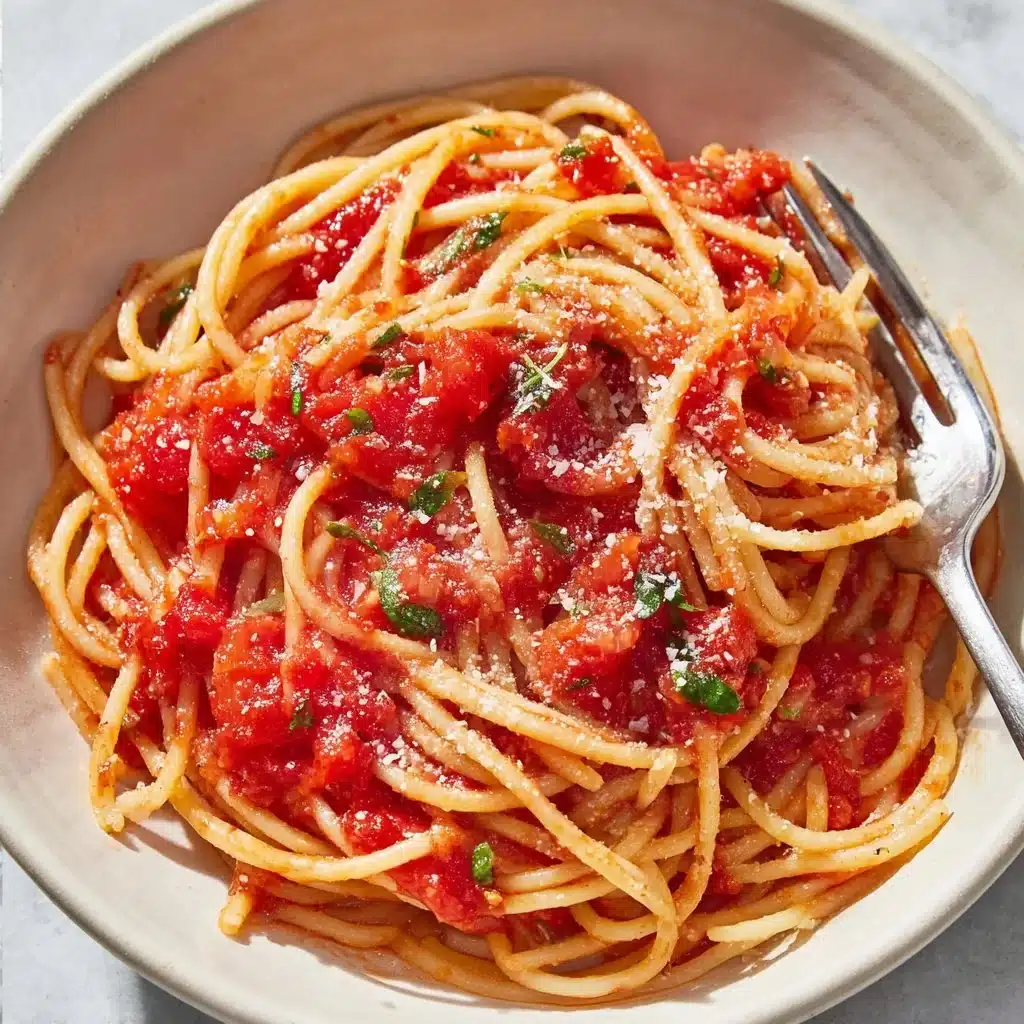 Delicious Neapolitan Pasta served with fresh ingredients and vibrant sauce.