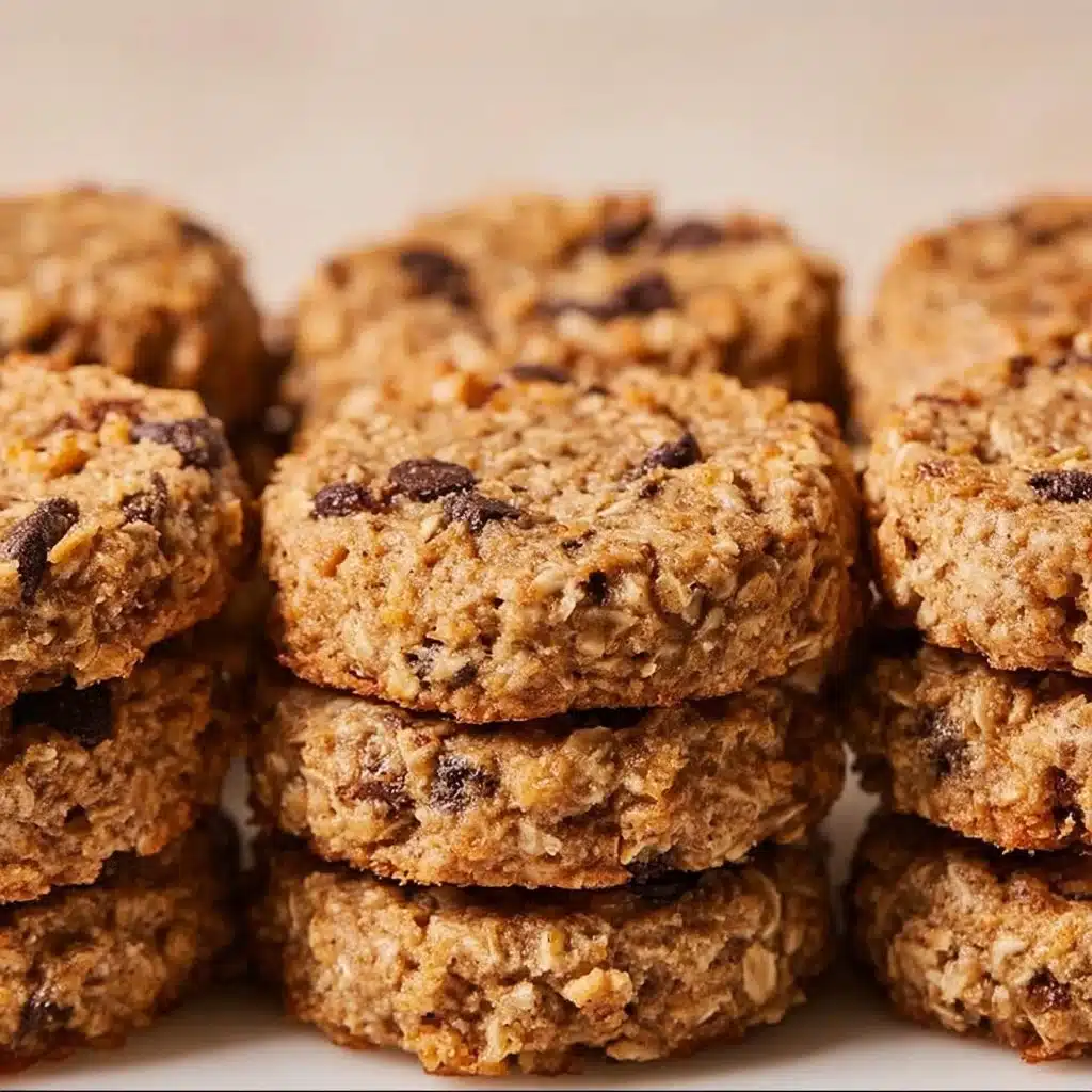 Healthy breakfast cookies on a plate, ideal for nutritious snacking.
