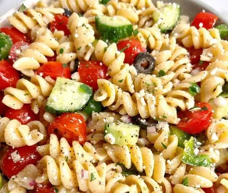 The Best Pasta Salad with Italian Dressing